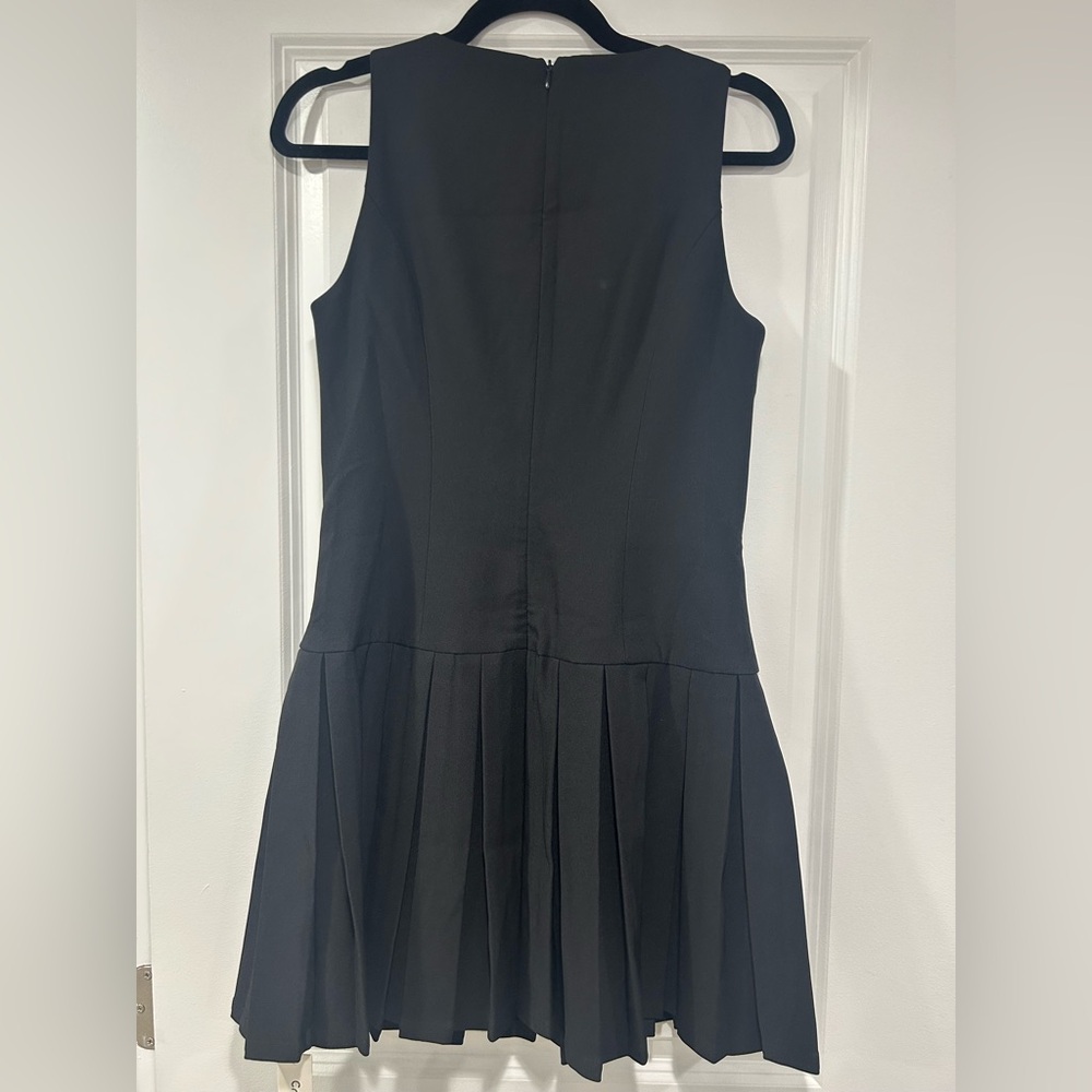 NWT Commense Metal Button Pleated Tank Dress - Picture 7 of 7
